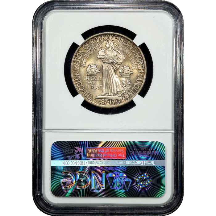 1937 Roanoke Commem Half Dollar (50c) SLAB Image