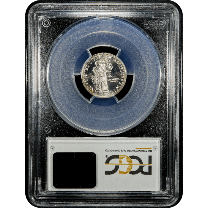 1938 Mercury Dime (10c) SLAB Image
