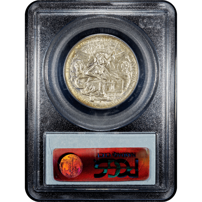 1938-S Texas Commem Half Dollar (50c) SLAB Image