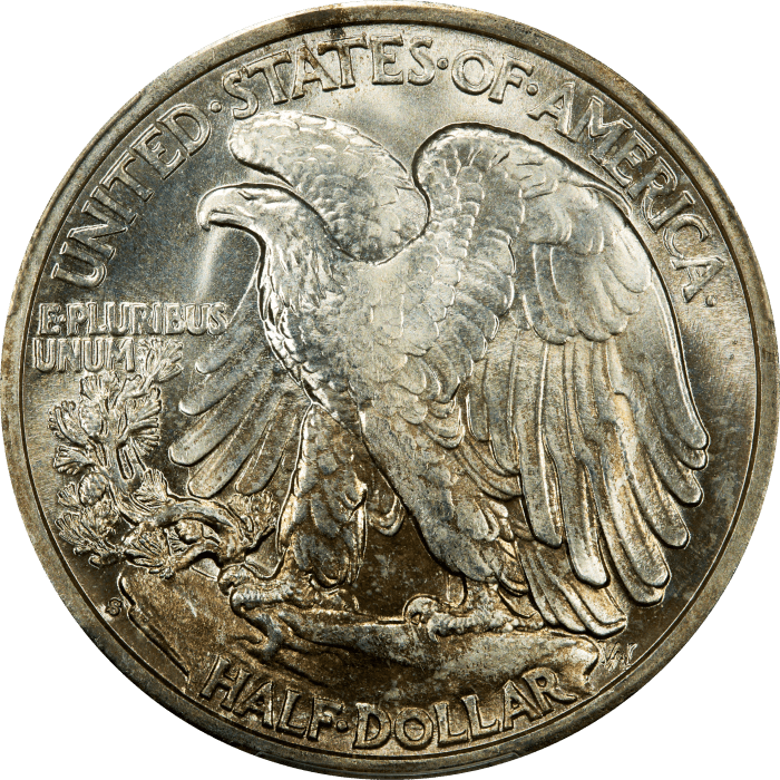 1941-S Walking Liberty Half Dollar (50c) REVERSE Image