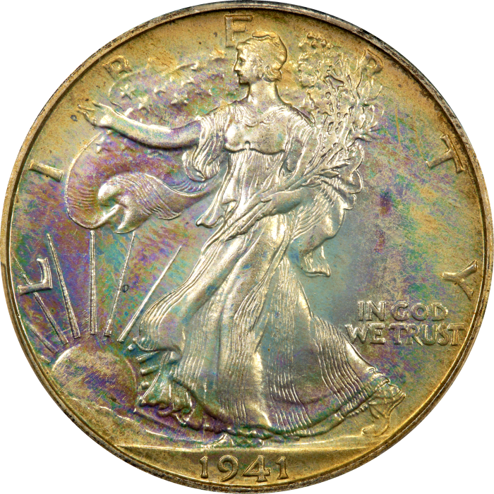 1941 Walking Liberty Half Dollar (50c) Obverse Image