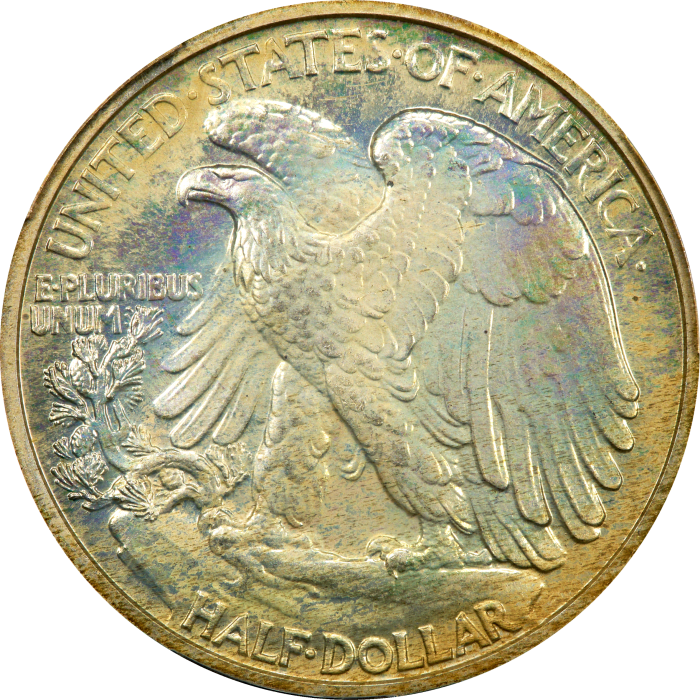 1941 Walking Liberty Half Dollar (50c) REVERSE Image