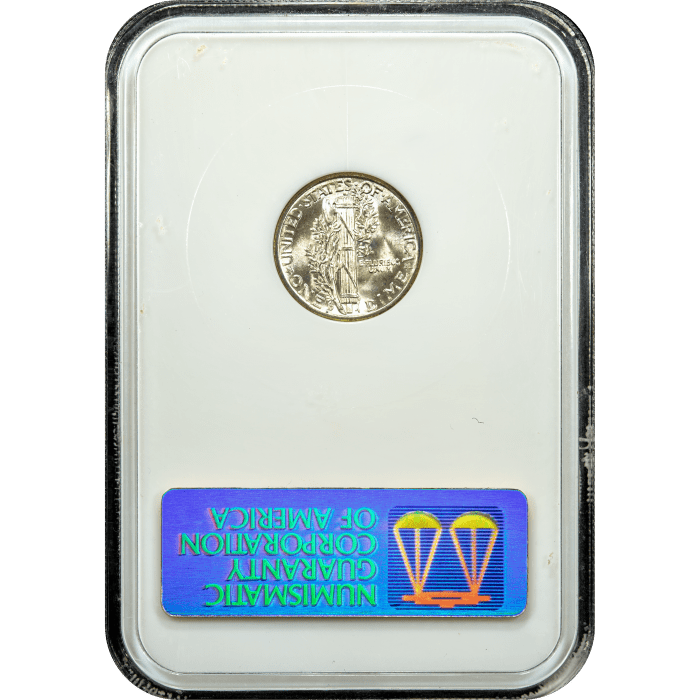 1942-D Mercury Dime (10c) SLAB Image