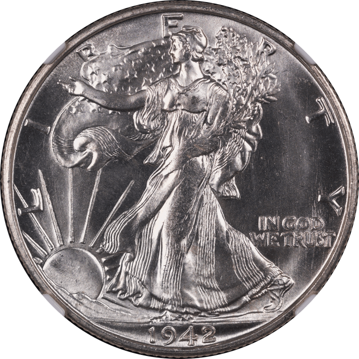 1942-S Walking Liberty Half (50c) Obverse Image