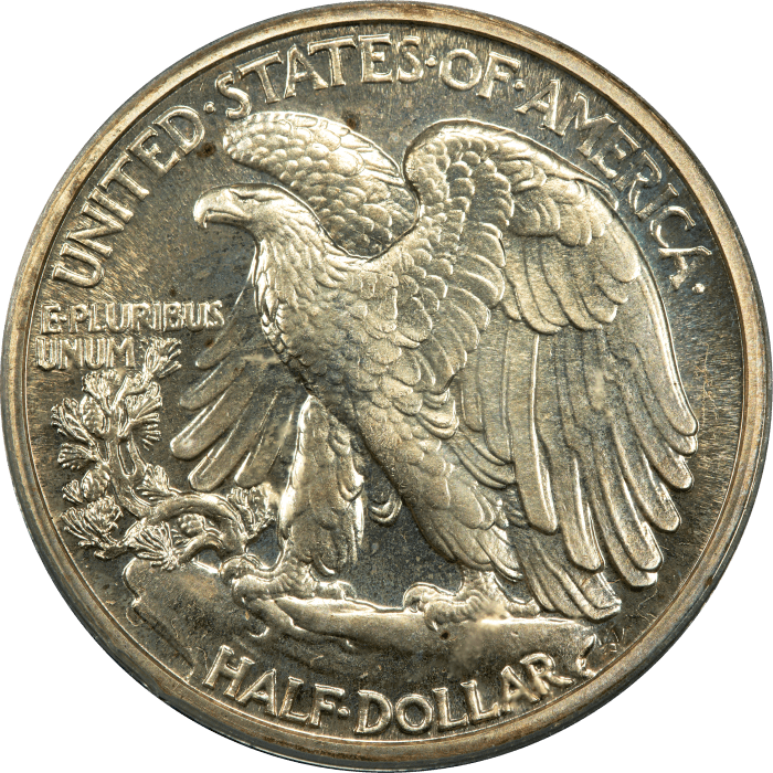1942 Walking Liberty Half Dollar (50c) REVERSE Image