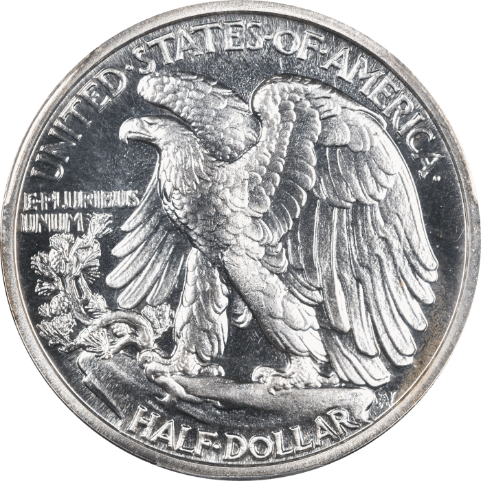 1942 Walking Liberty Half Dollar (50c) Reverse Image