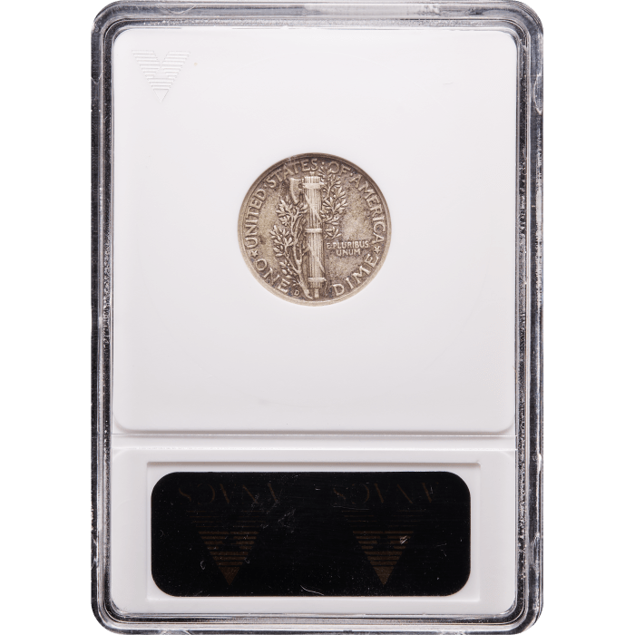 1942/1-D Mercury Dime (10c) Reverse Slab Image