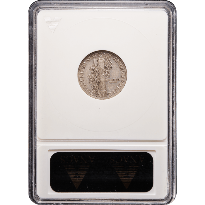 1942/1-D Mercury Dime (10c) Reverse Slab Image