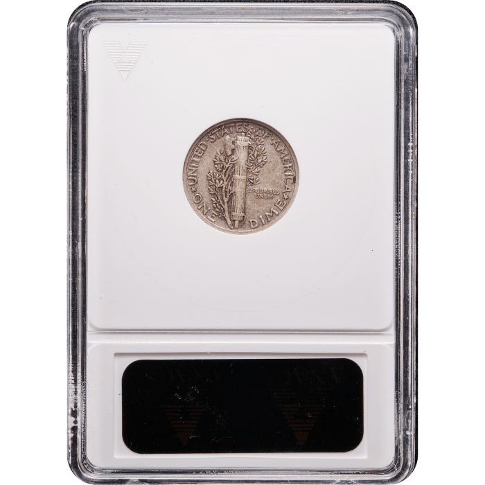 1942/1 Mercury Dime (10c) Reverse Slab Image