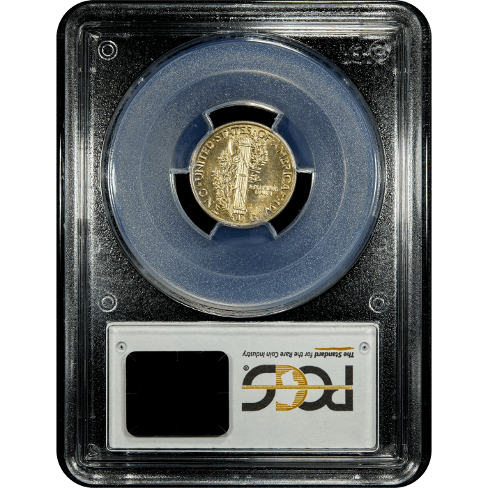 1942/1 Mercury Dime (10c) Reverse Slab Image