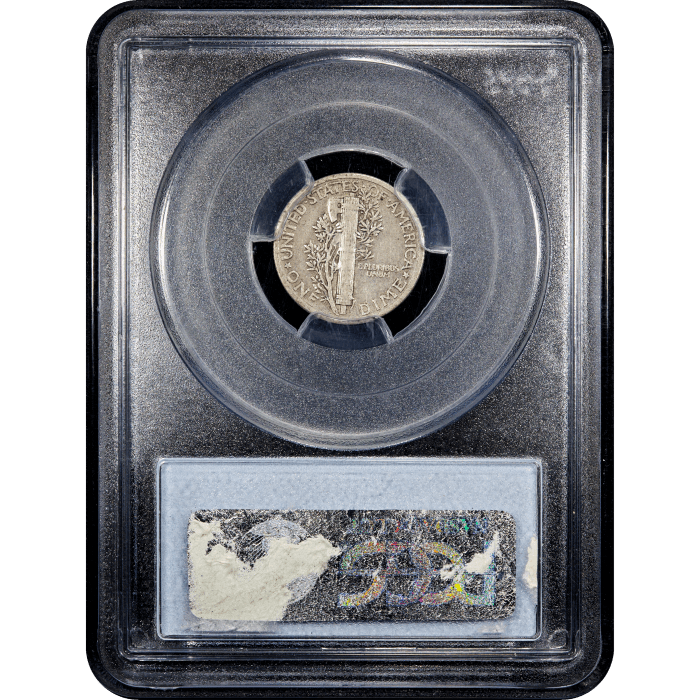 1942/1 Mercury Dime (10c) SLAB Image