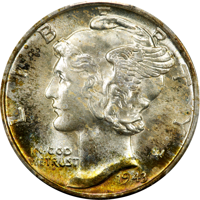 1943-D Mercury Dime (10c) OBVERSE Image
