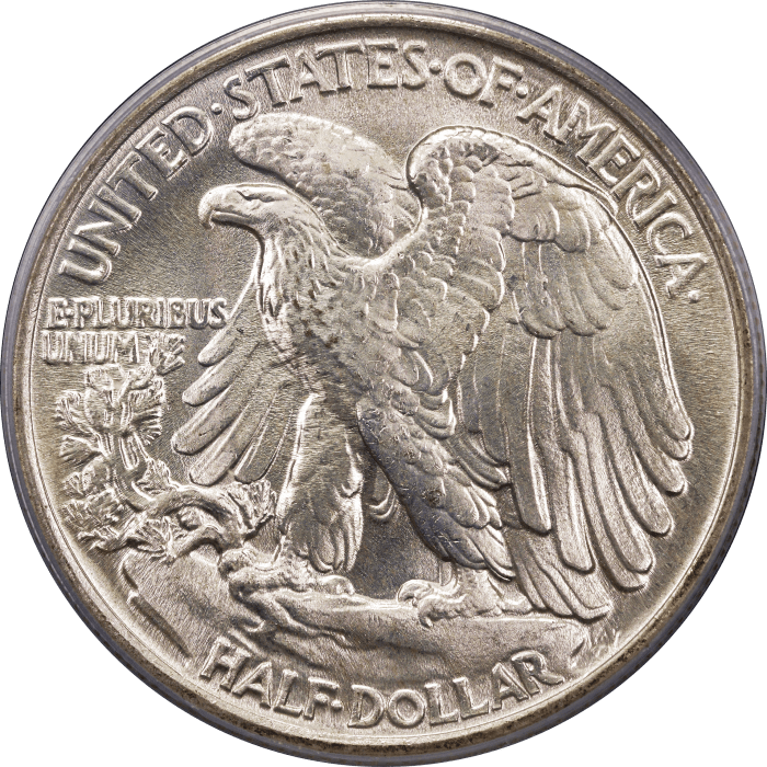 1943 Walking Liberty Half Dollar (50c) Reverse Image