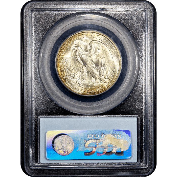 1944-S Walking Liberty Half Dollar (50c) Reverse Slab Image