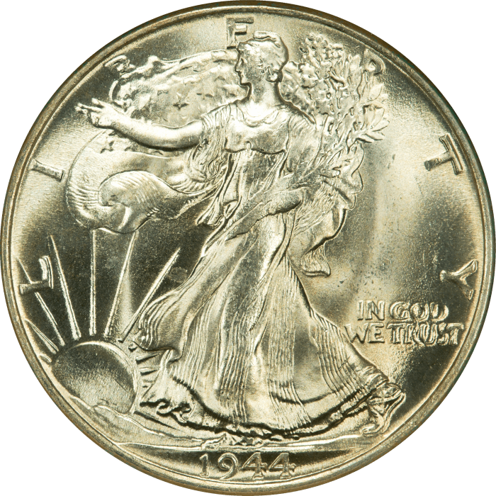 1944 Walking Liberty Half Dollar (50c) OBVERSE Image
