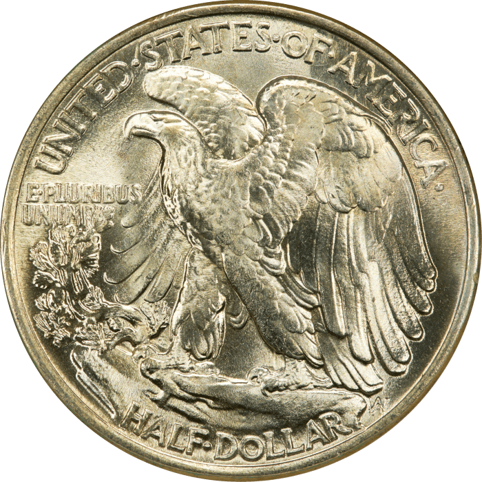 1944 Walking Liberty Half Dollar (50c) REVERSE Image