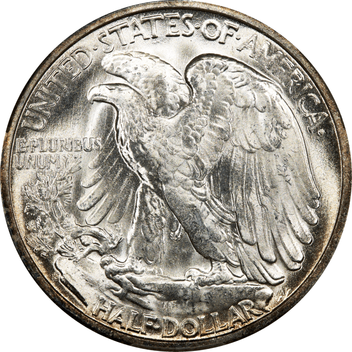 1945-S Walking Liberty Half Dollar (50c) REVERSE Image