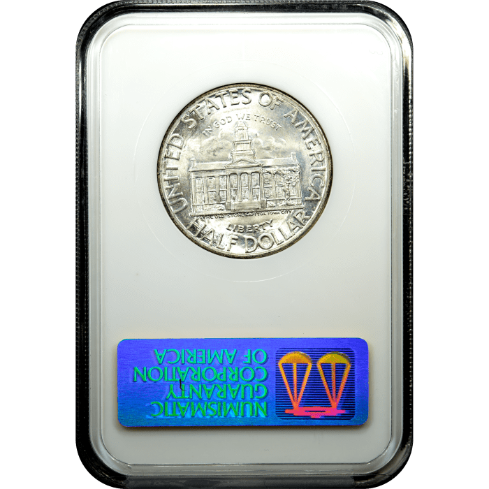 1946 Iowa Commem Half Dollar (50c) SLAB Image