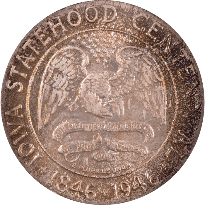 1946 Iowa Commemorative Half Dollar (50c) OBVERSE Image