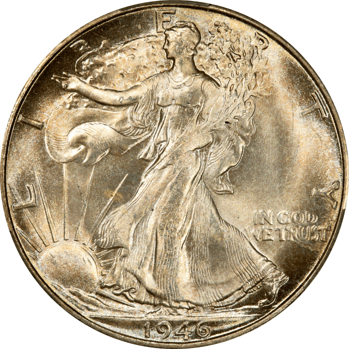 1946-S Walking Liberty Half Dollar (50c) Obverse Image