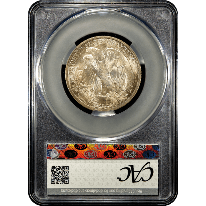 1946-S Walking Liberty Half Dollar (50c) Reverse Slab Image