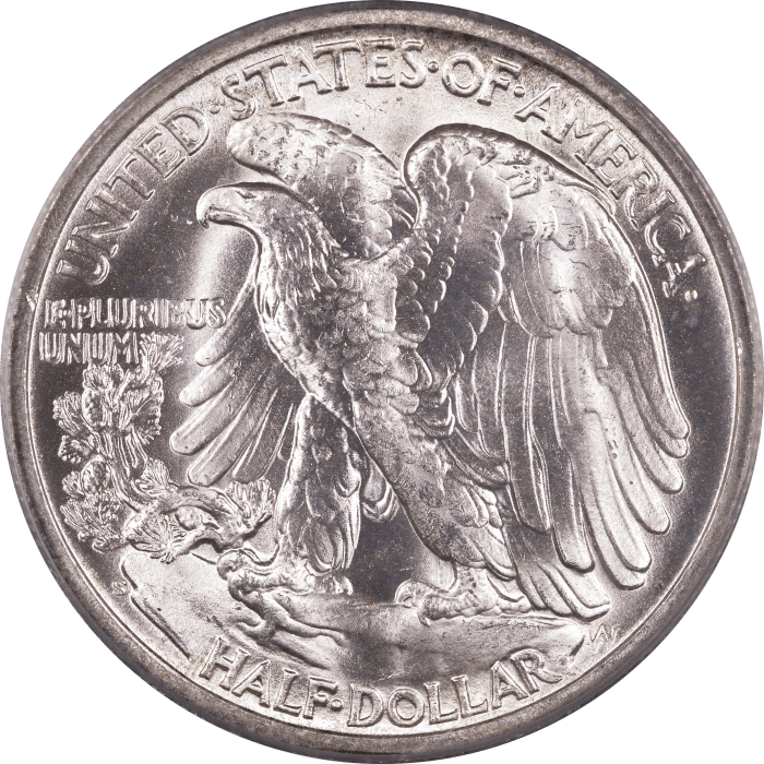 1946-S Walking Liberty Half Dollar (50c) OGH Reverse Image