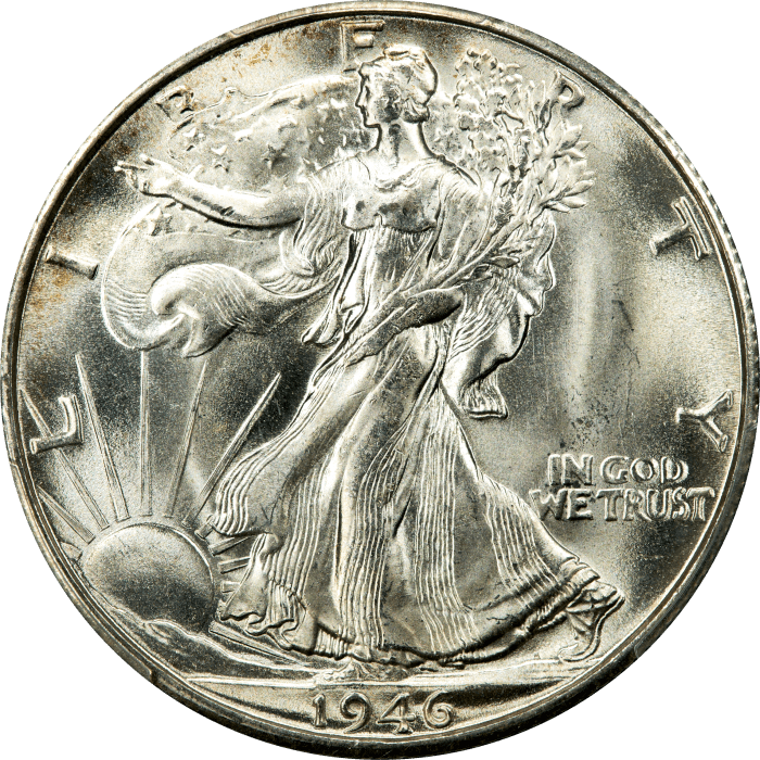 1946-S Walking Liberty Half Dollar (50c) Obverse Image