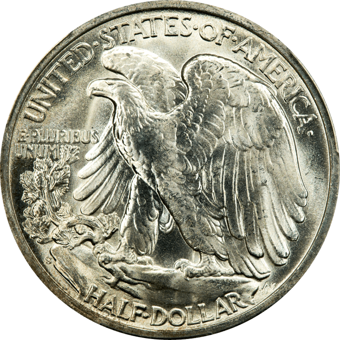 1946-S Walking Liberty Half Dollar (50c) REVERSE Image