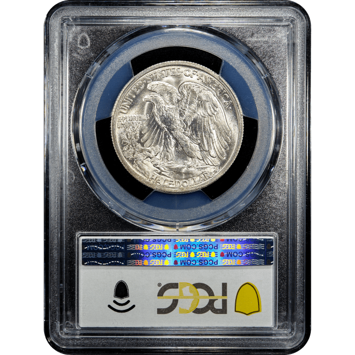 1946-S Walking Liberty Half Dollar (50c) Reverse Slab Image