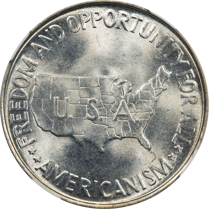 1952 Washington-Carver Commemorative Half (50c) Reverse Image