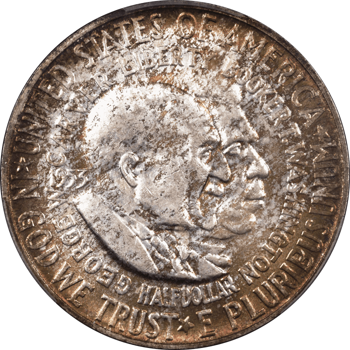 1953-D Washington-Carver Commemorative Half Dollar (50c) Obverse Image
