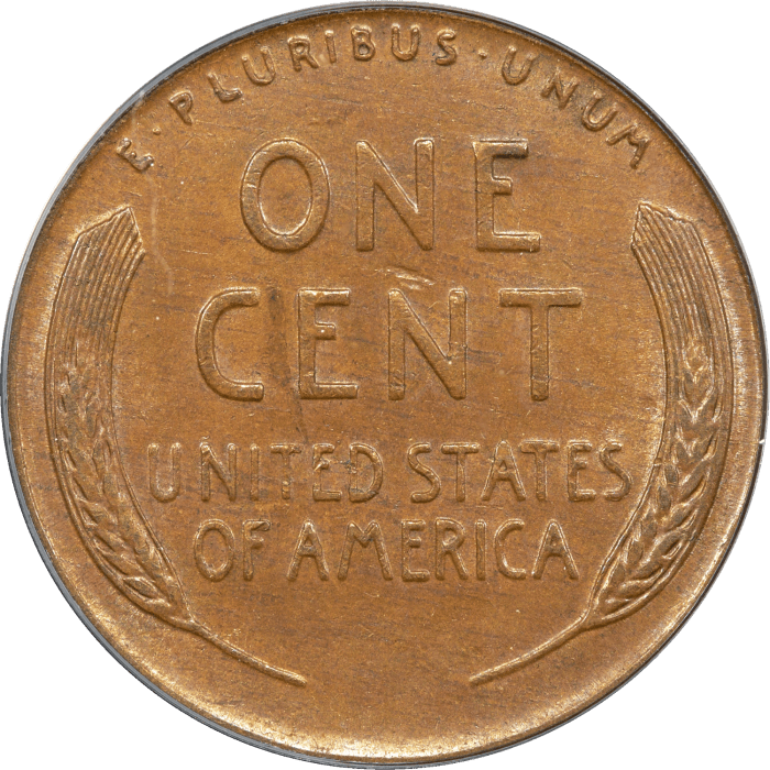 1955 Doubled Die Lincoln Cent (1c) Reverse Image