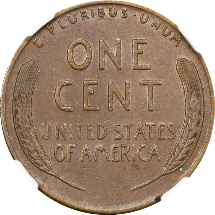 1955 Doubled Die Obverse Lincoln Cent (1c) REVERSE Image
