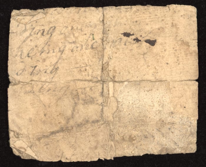 June 18, 1764 Pennsylvania Colonial Two Shillings (2s) REVERSE Image