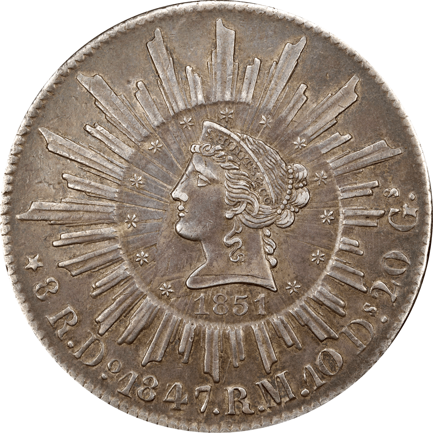 Rarity7 (Re)Discovers Unique 1851 $5 Schultz on 1847 Mexico 8R