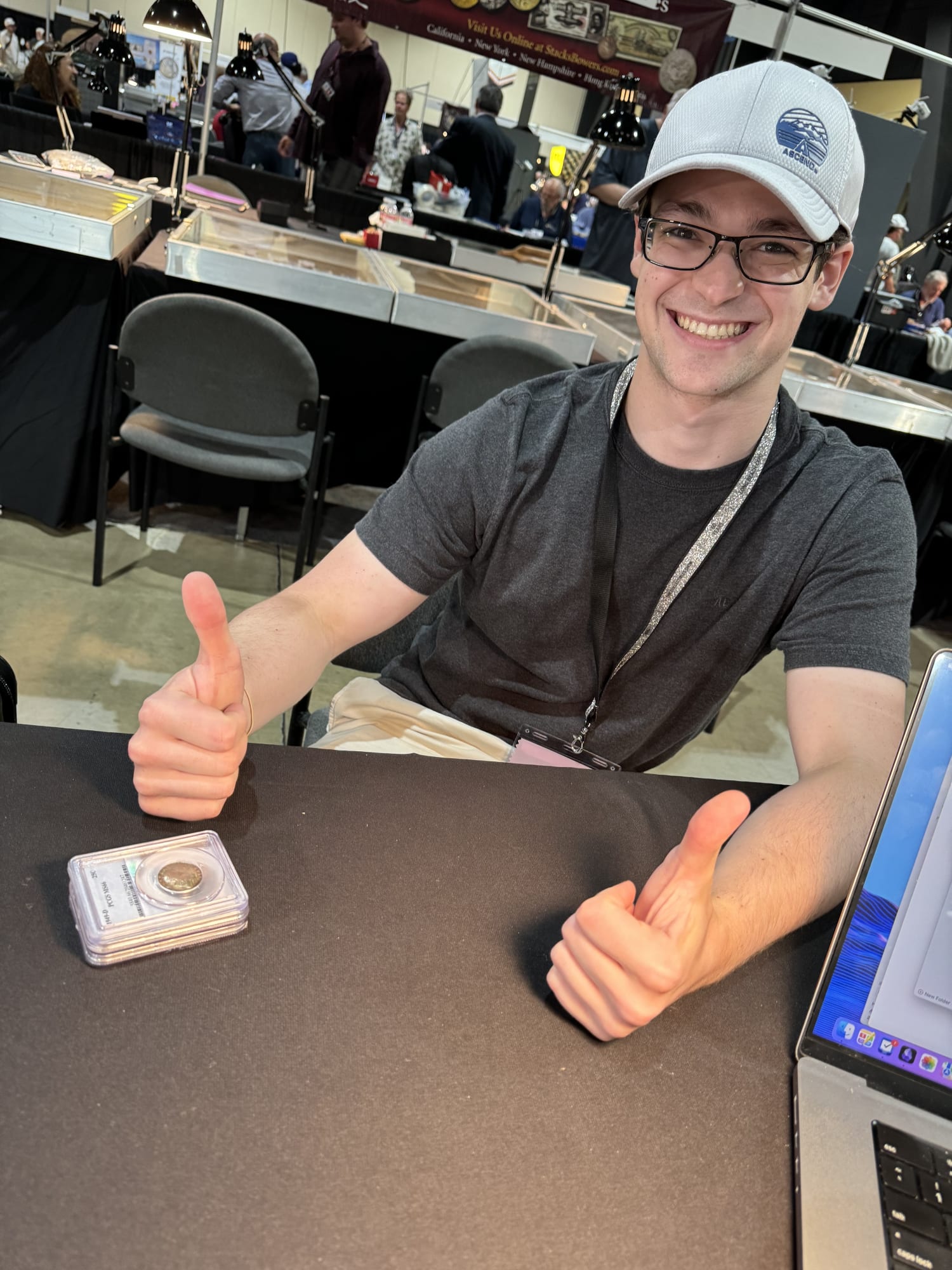 Our friend David Dennis stops by to offer some coins
