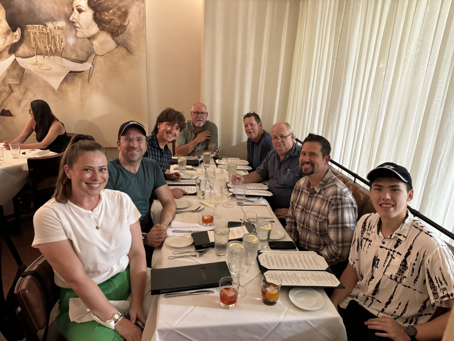 Our group at L’Opera