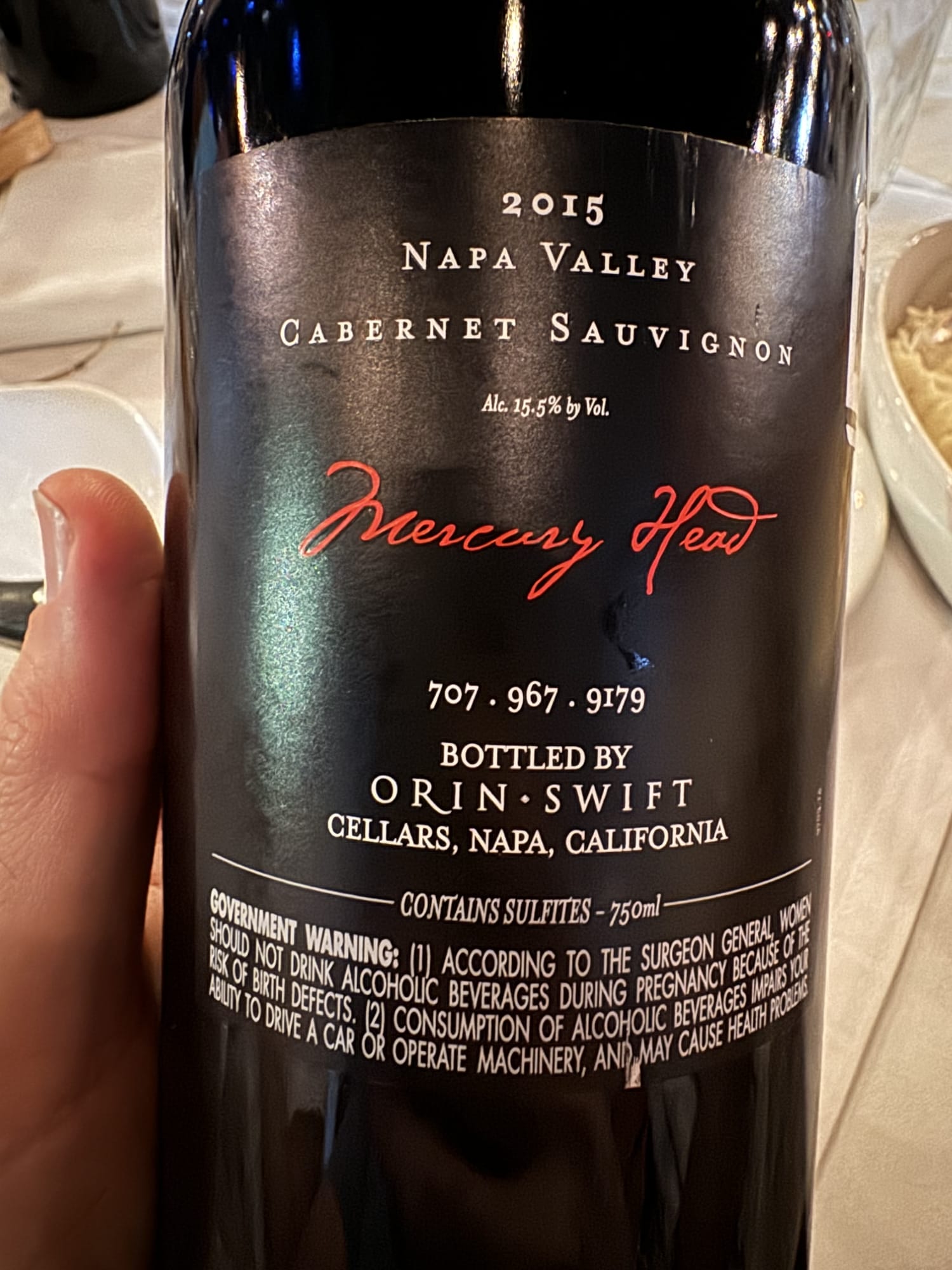 Mercury Head Cabernet...