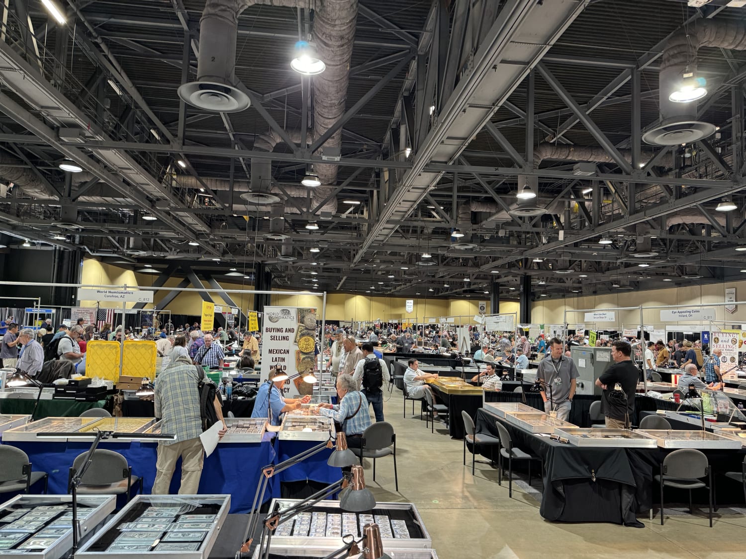 Mid-day show floor view 1