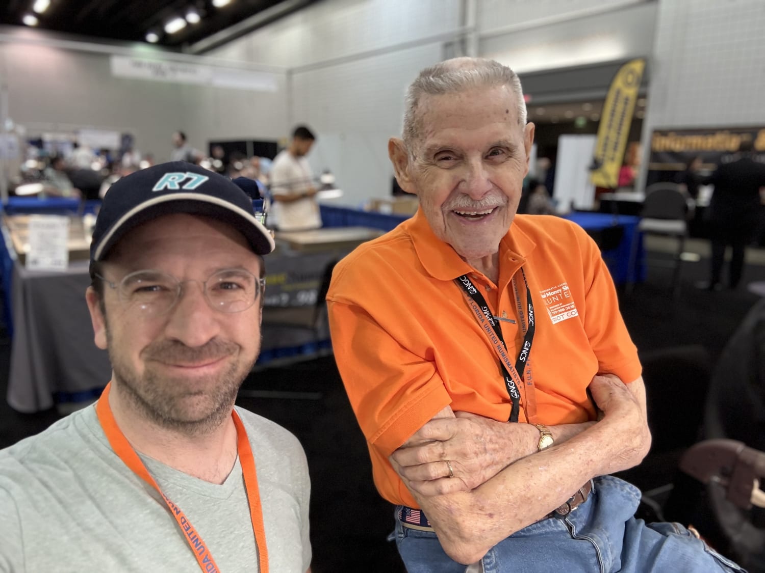 Reunited with numismatic legend Bill Fivaz - 30 years after he taught my ANA Summer Seminar class!