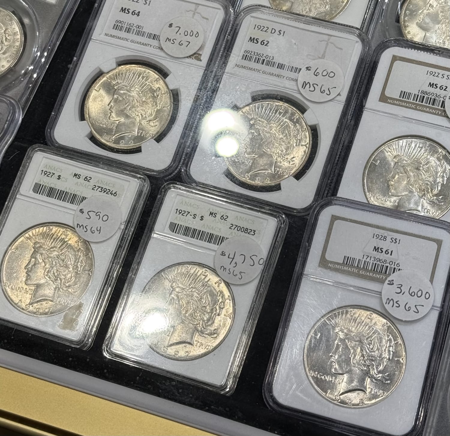 Peace dollars…priced for the grade they “should” be