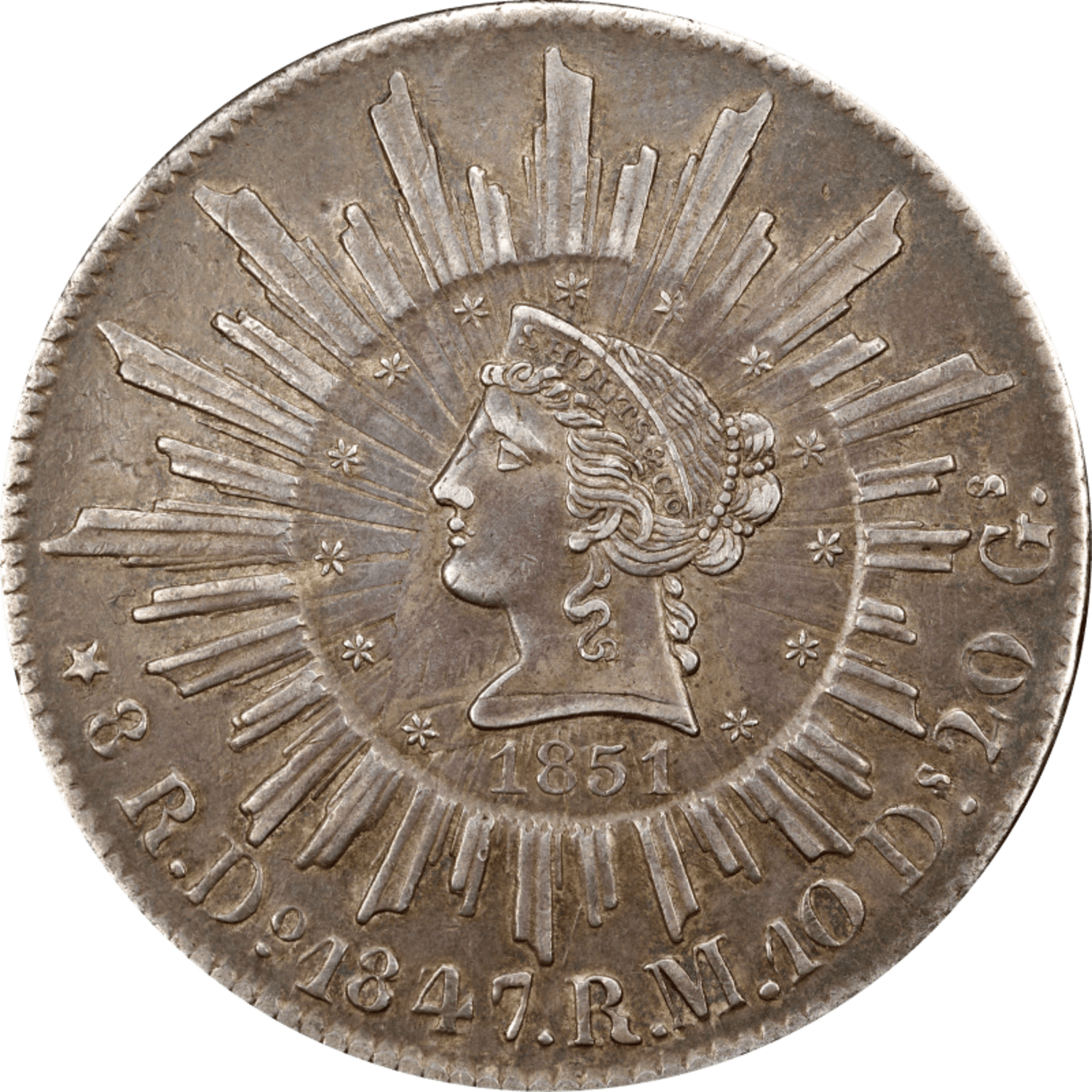 Rarity7 (Re)Discovers Unique 1851 $5 Schultz on 1847 Mexico 8R