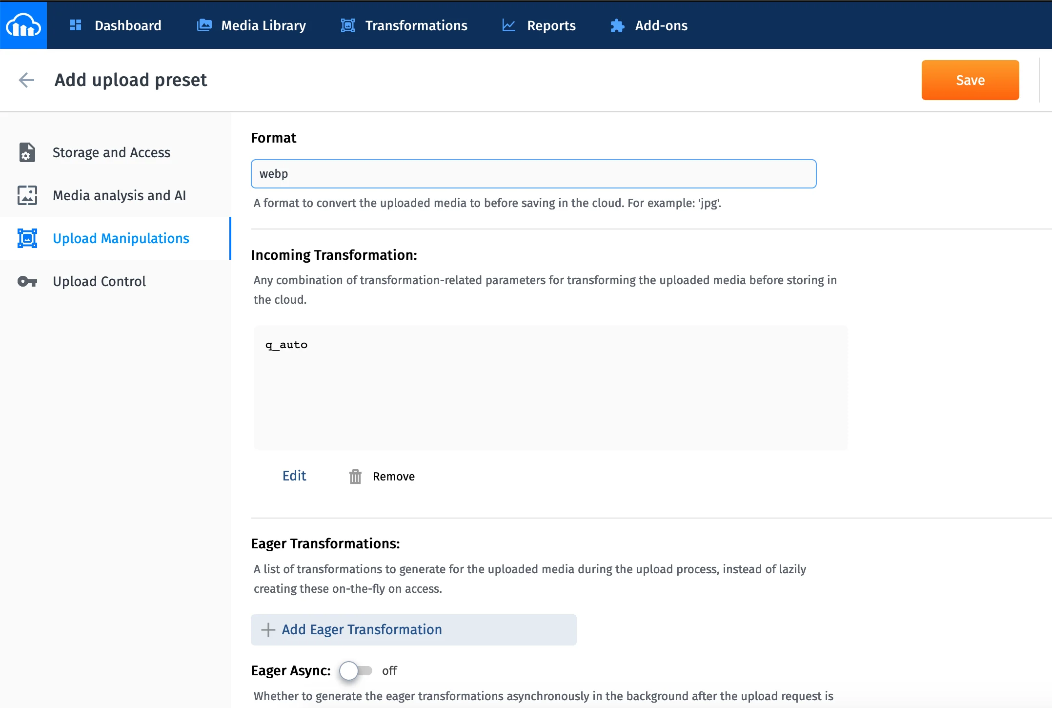 Upload Manipulations Upload Manipulations