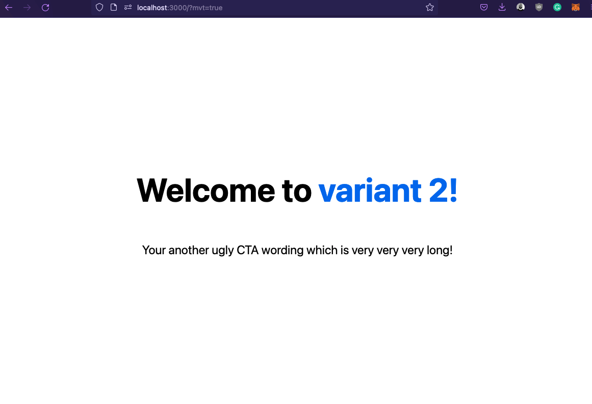 Multivariate testing (MVT) with Google Optimize and Next.js for UX