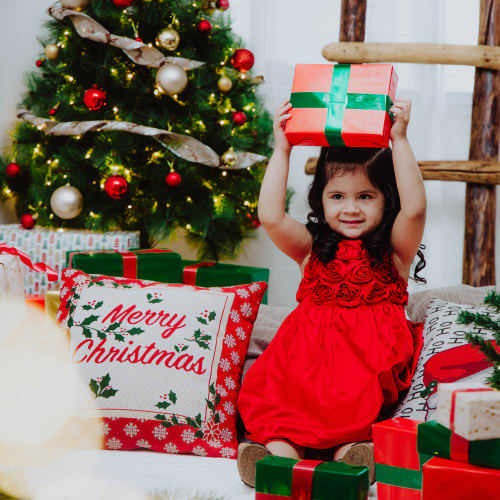 Mini sesión de Navidad en familia