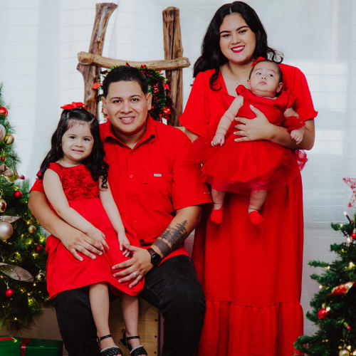 Mini sesión de Navidad en familia