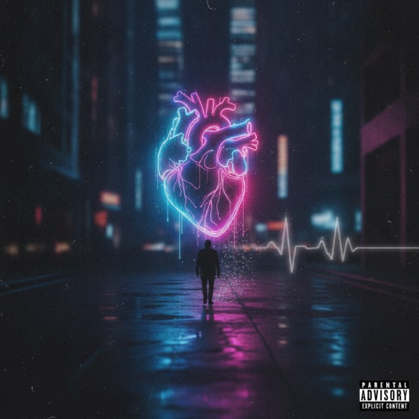 Neon Shadow Heartbeat