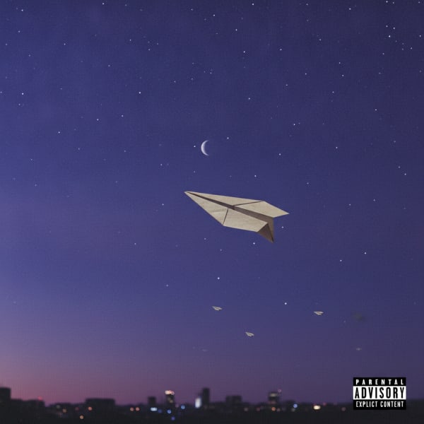 Paper Plane Midnight Sky