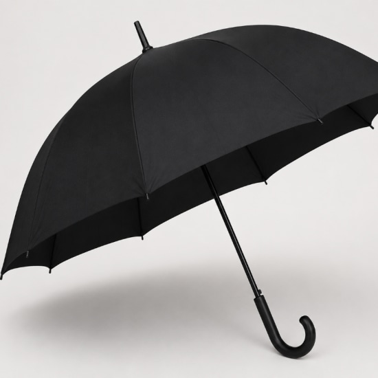 black umbrella