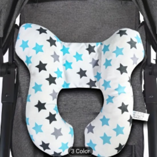 Baby Support Pillow, Baby Travel Pillow For Head And Neck, Baby Neck Pillows For Car Seat, Pushchair, Travel (Circle)